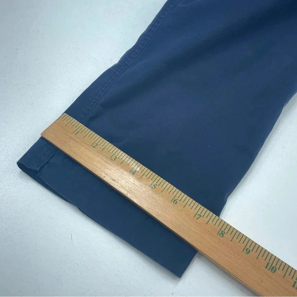 Talbots Womens Size 12 Blue crop pants signature 0941 - Picture 7 of 10